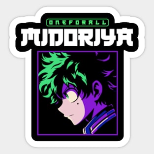 One For All Midoriya Sticker